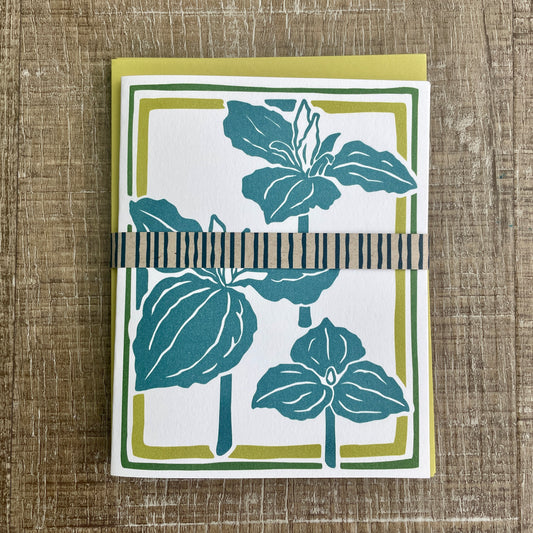 4 Trillium Notecards