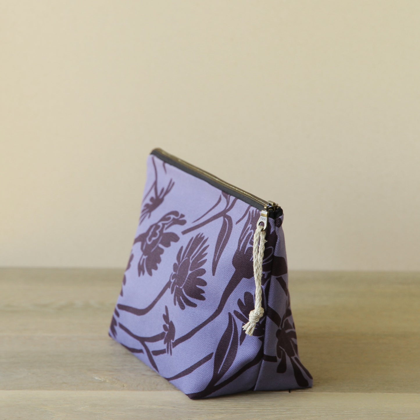 Supply Pouch - 11" Wild Daisy in Midnight on Anemone Canvas