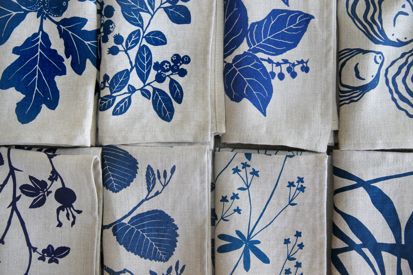 Shades of Blue Napkin Set of 8