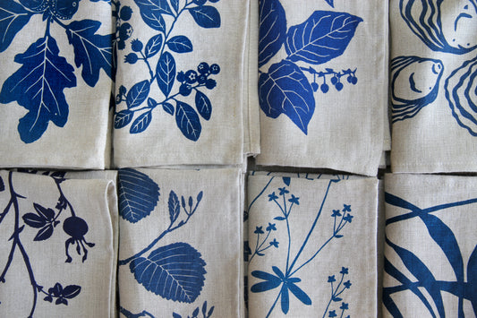 Shades of Blue Napkin Set of 8