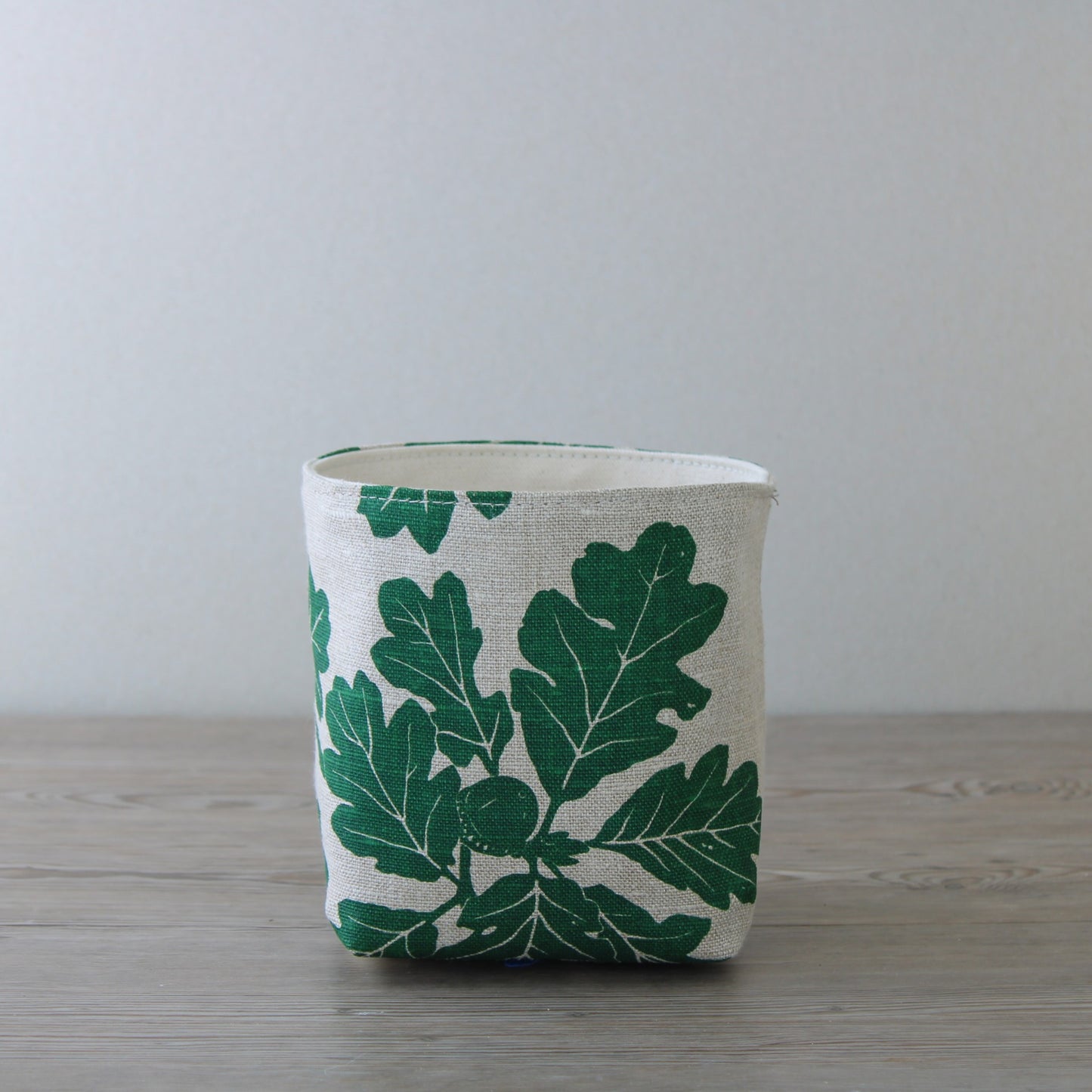 5" Linen Basket - Garry Oak in Leaf