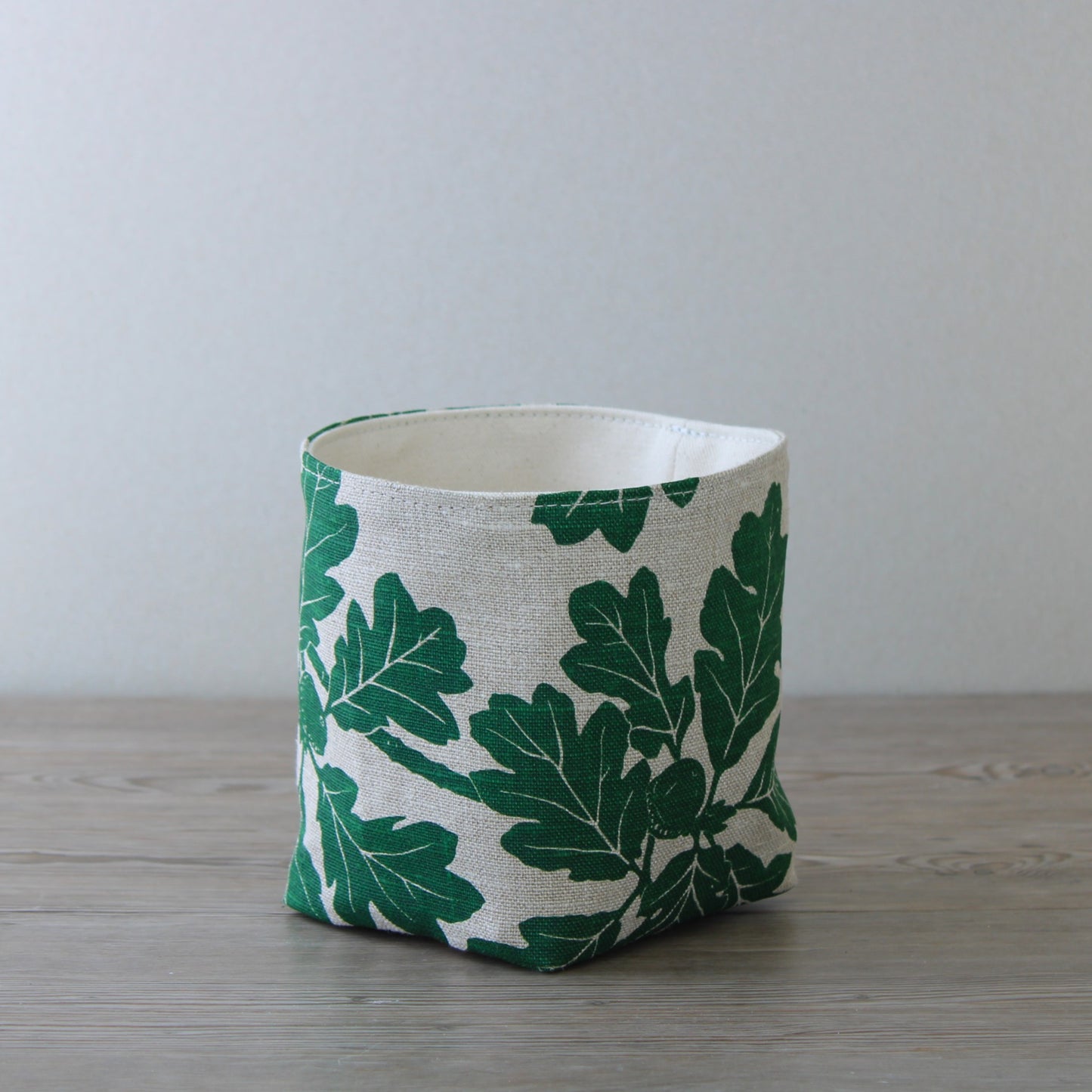 5" Linen Basket - Garry Oak in Leaf