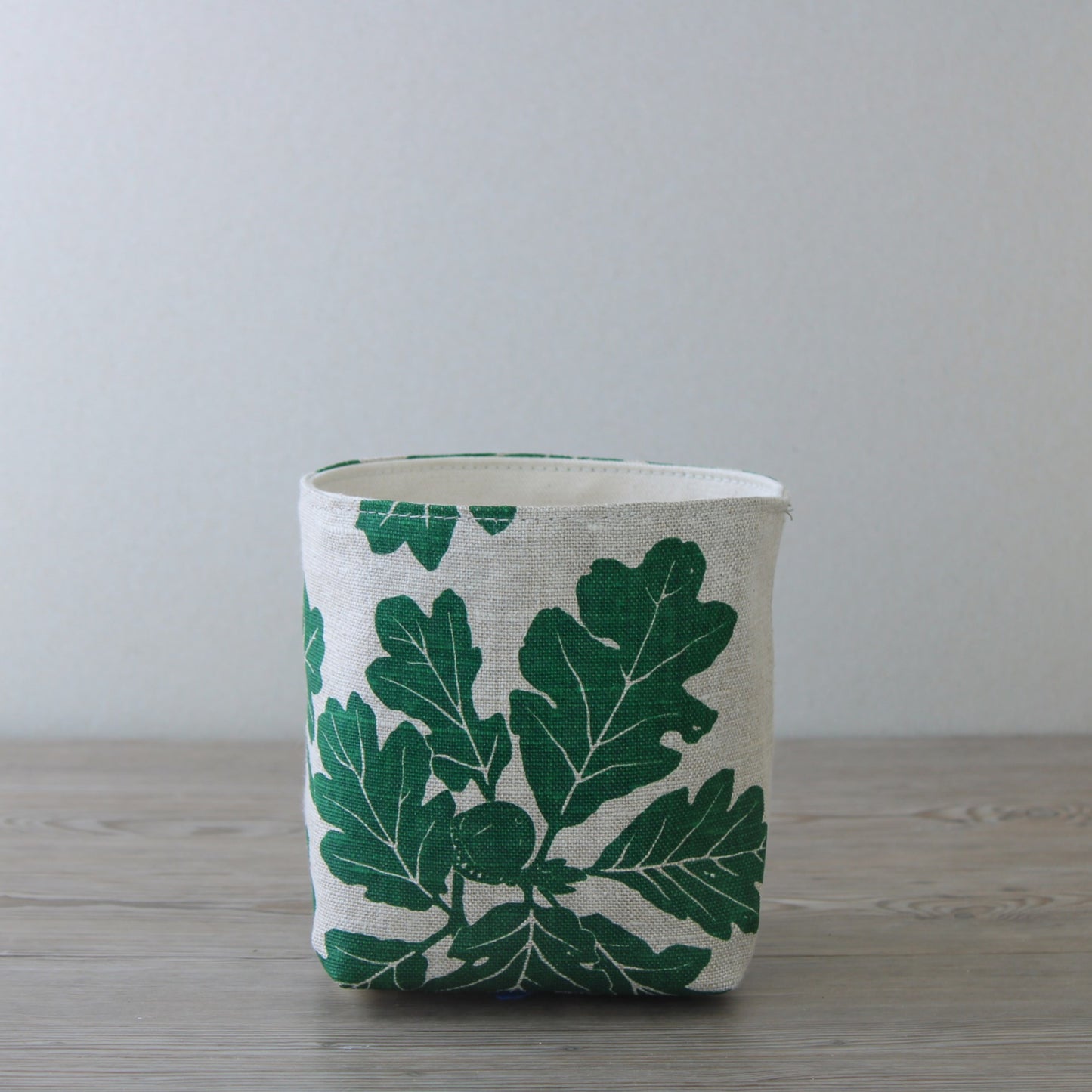 5" Linen Basket - Garry Oak in Leaf