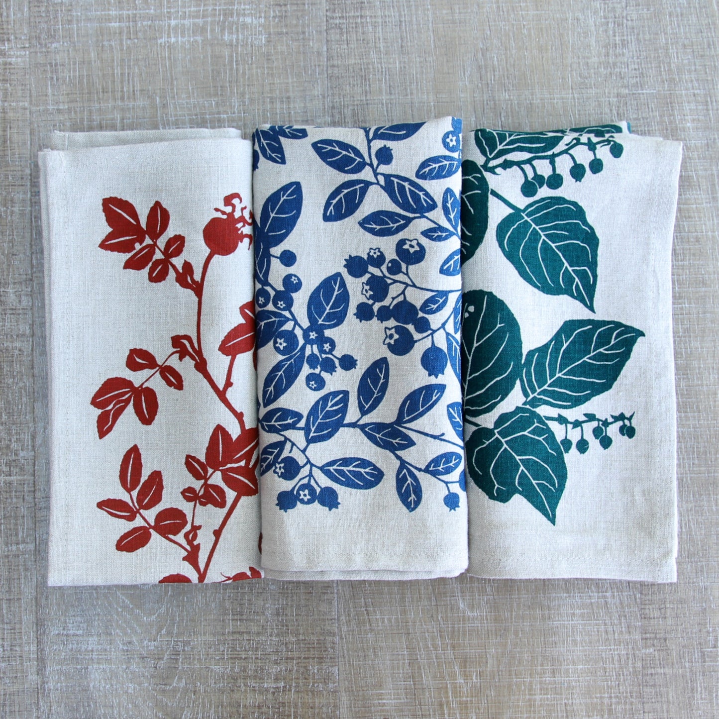 Berry Trio Napkins - Set of 3