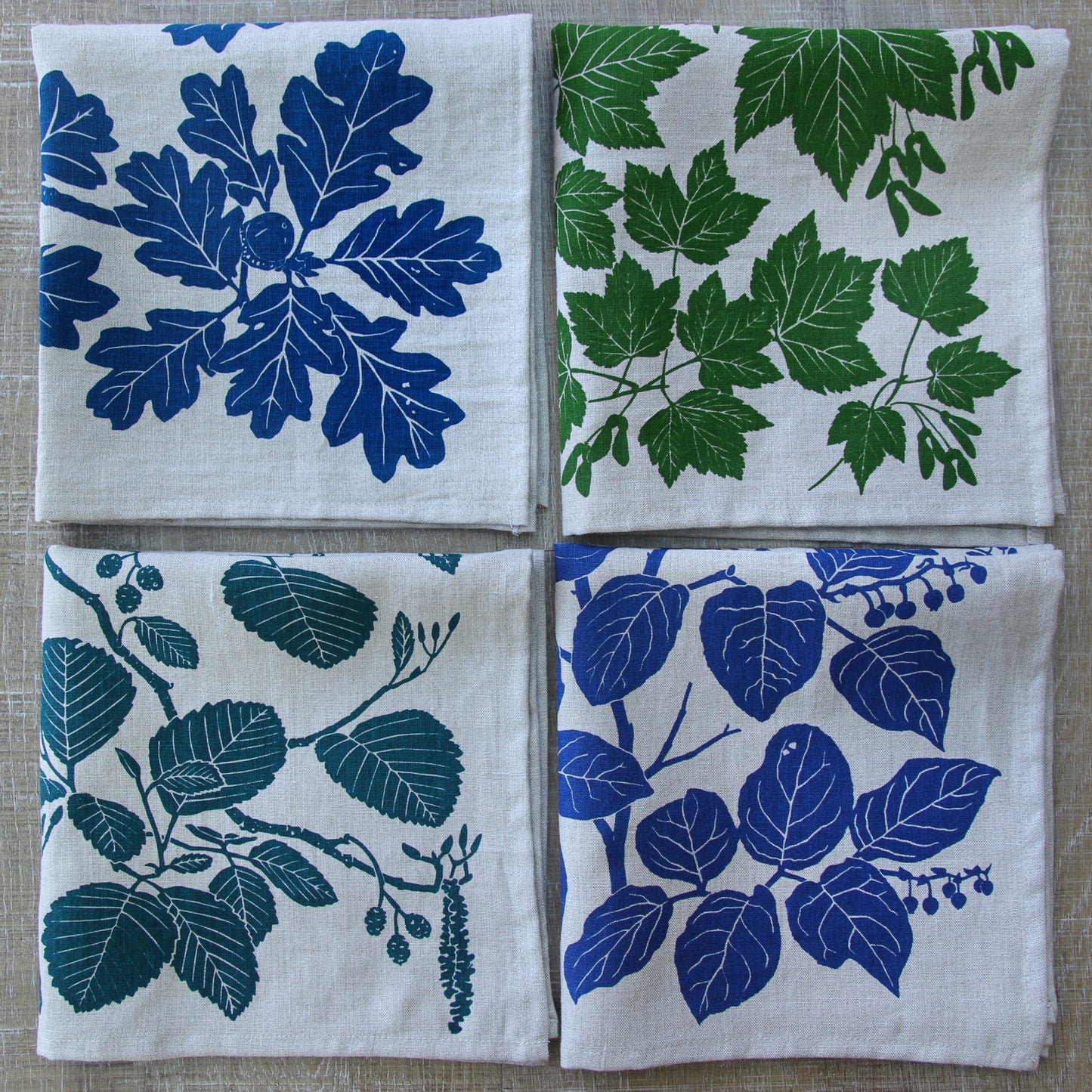 Northwest Native Plant Napkins Set of 4