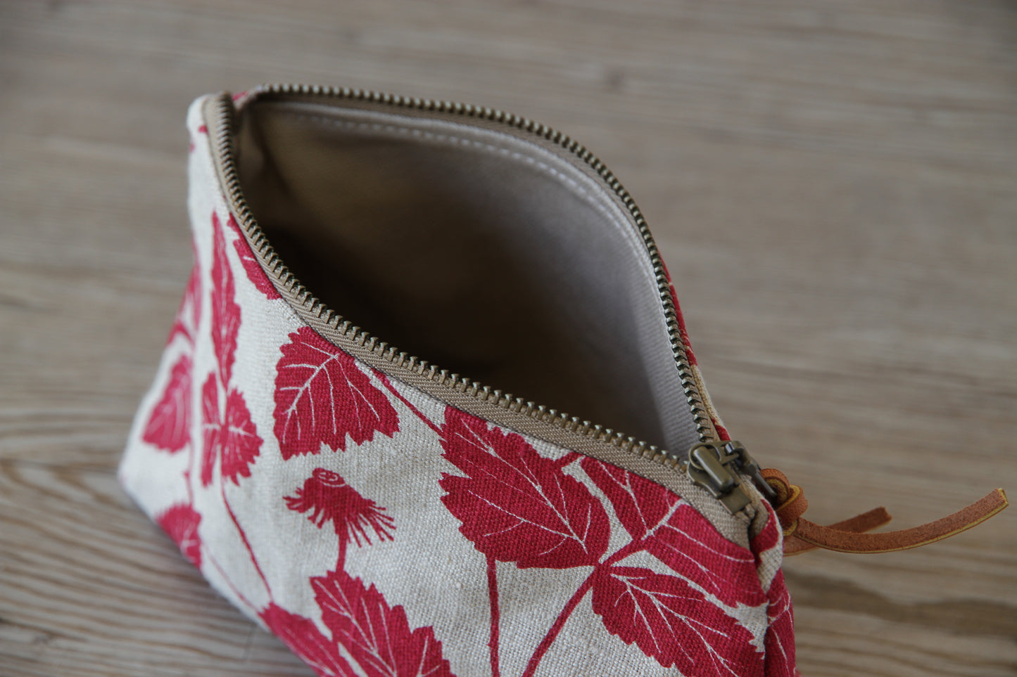 Triangle Pouch - Small - Salmonberry
