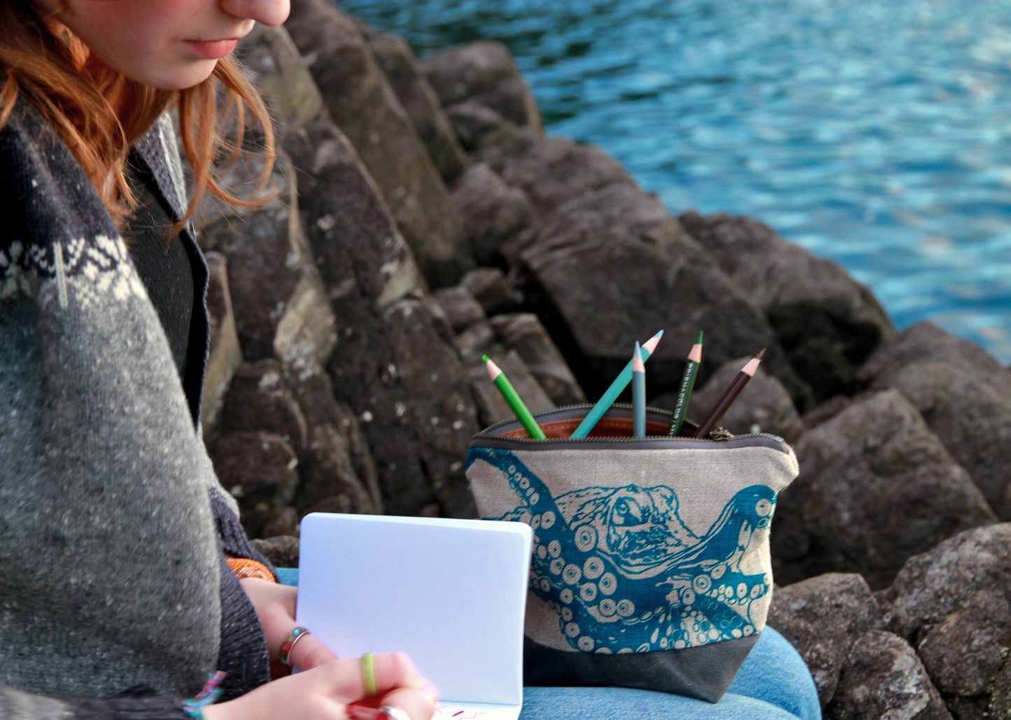 8" Octopus Zip-Kit with Charcoal Zipper