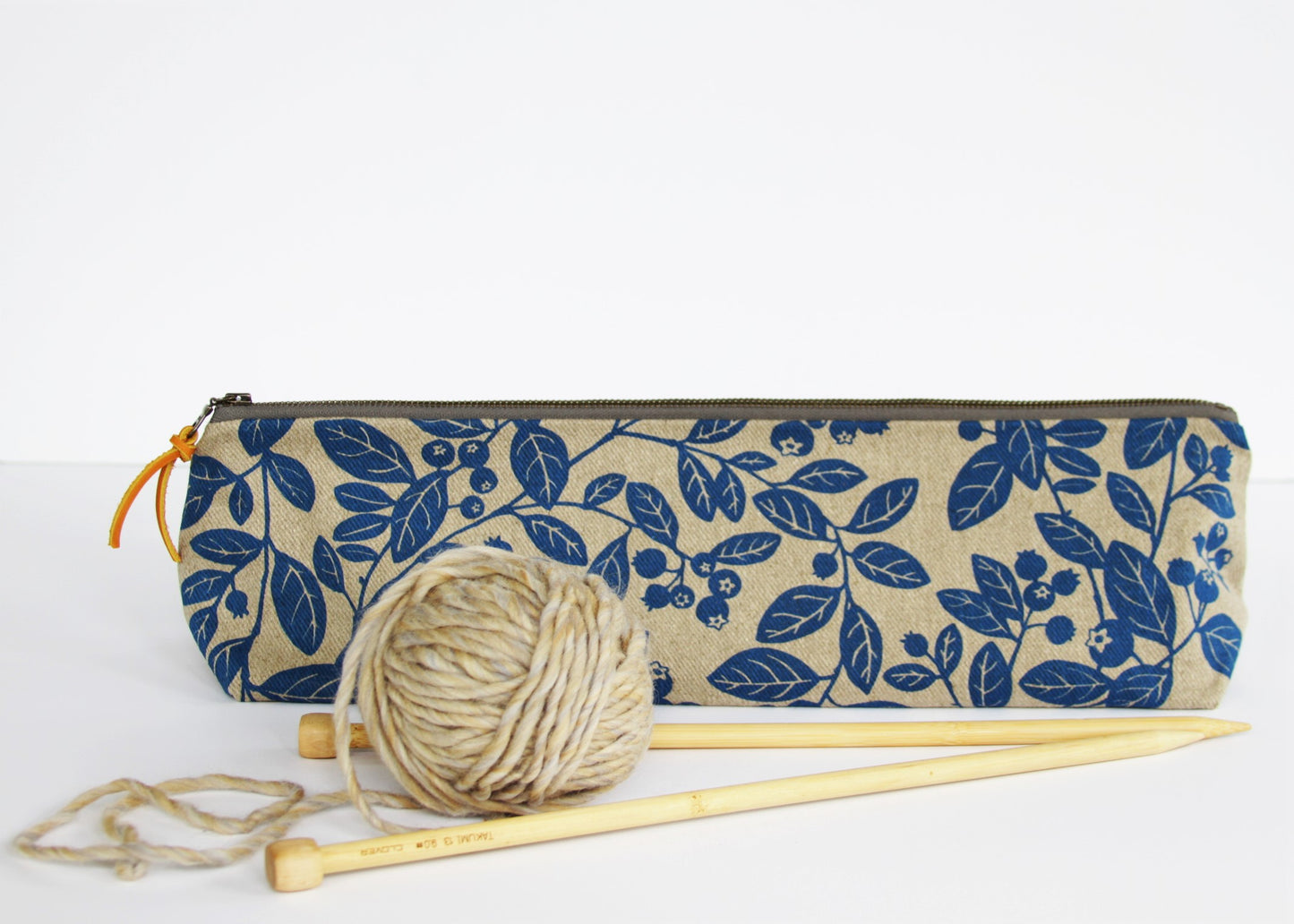 Knitting Needle Pouch - Blueberry