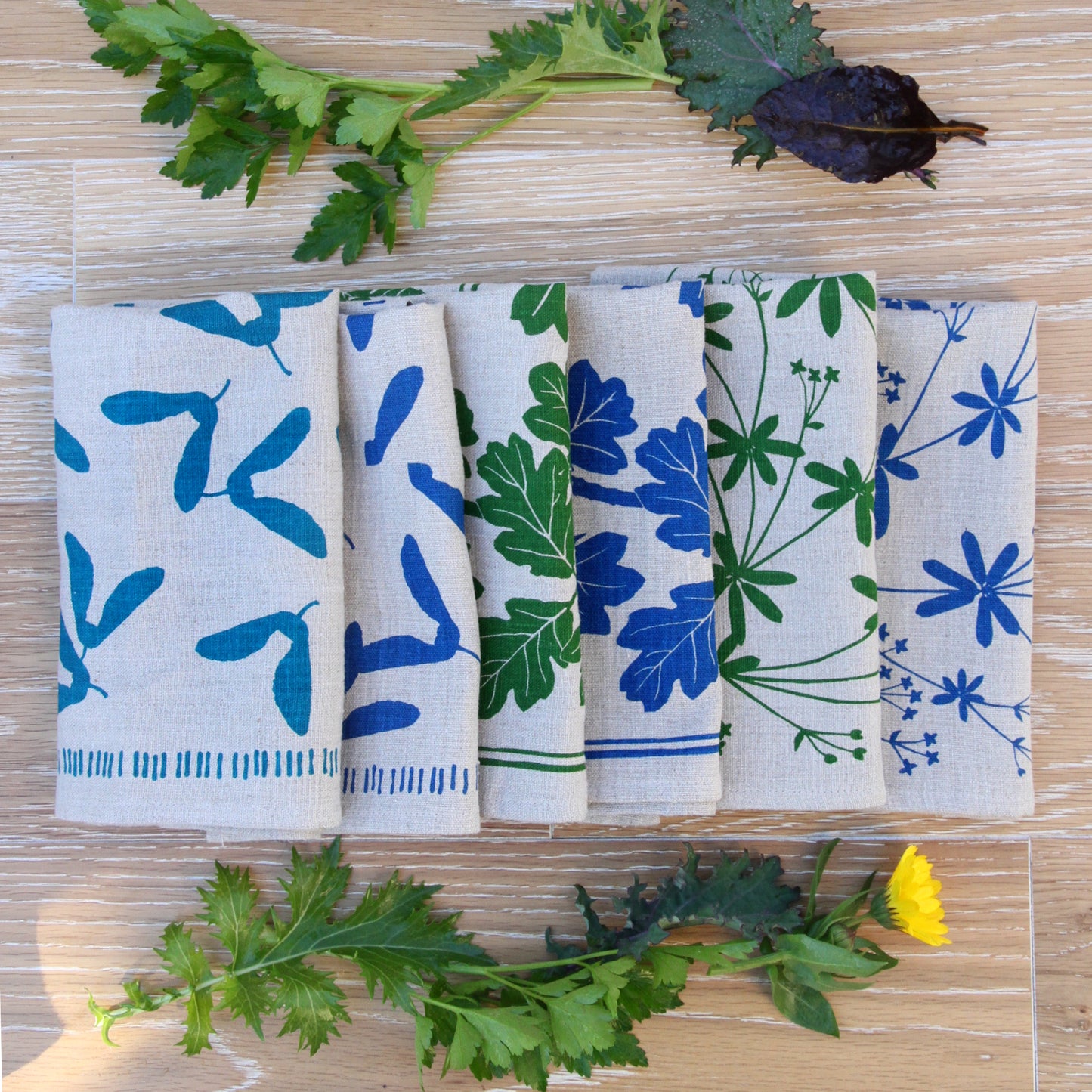 Native Northwest Botanical Napkin Set of 6