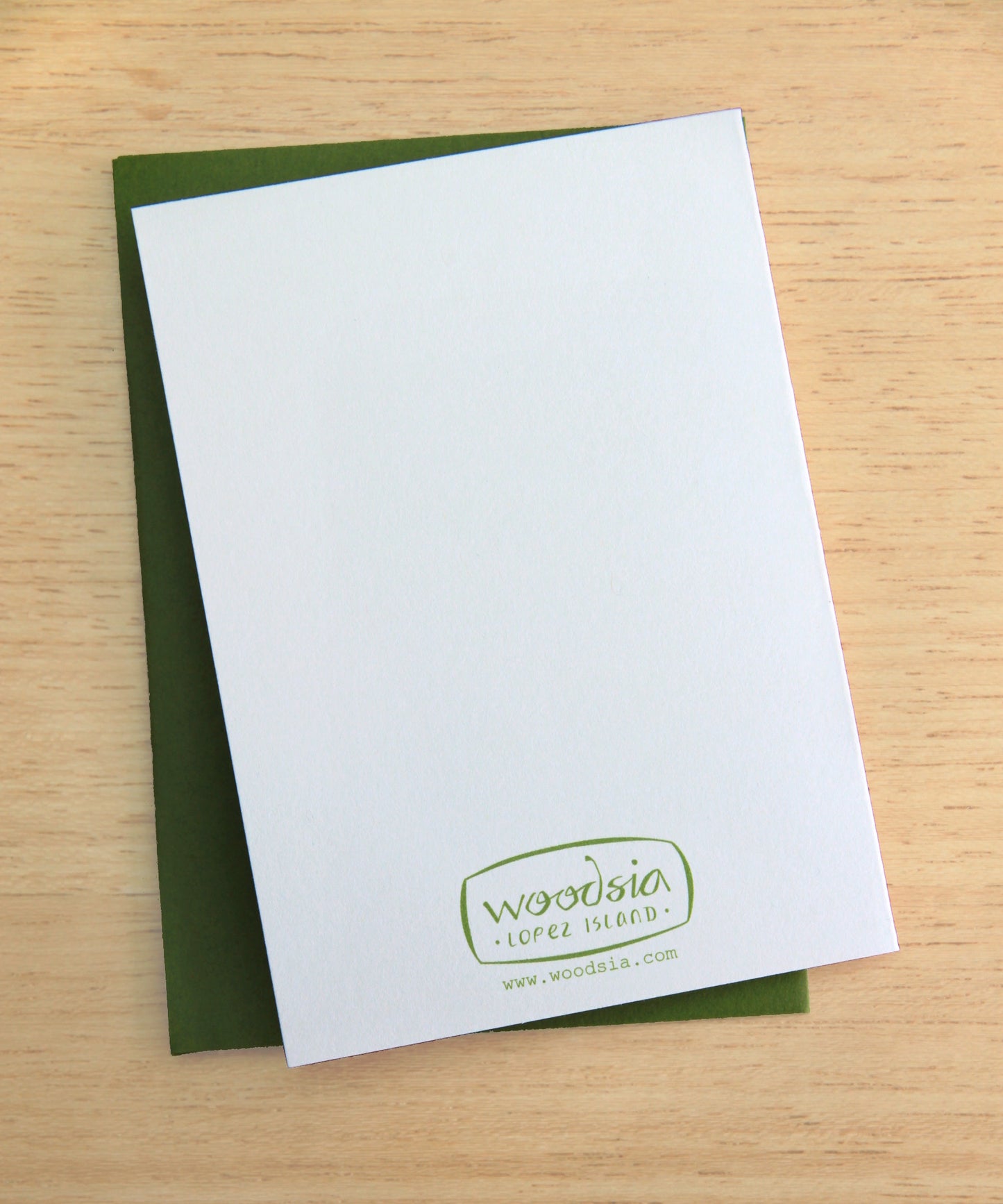 Sword Fern Heart Notecards in Fern