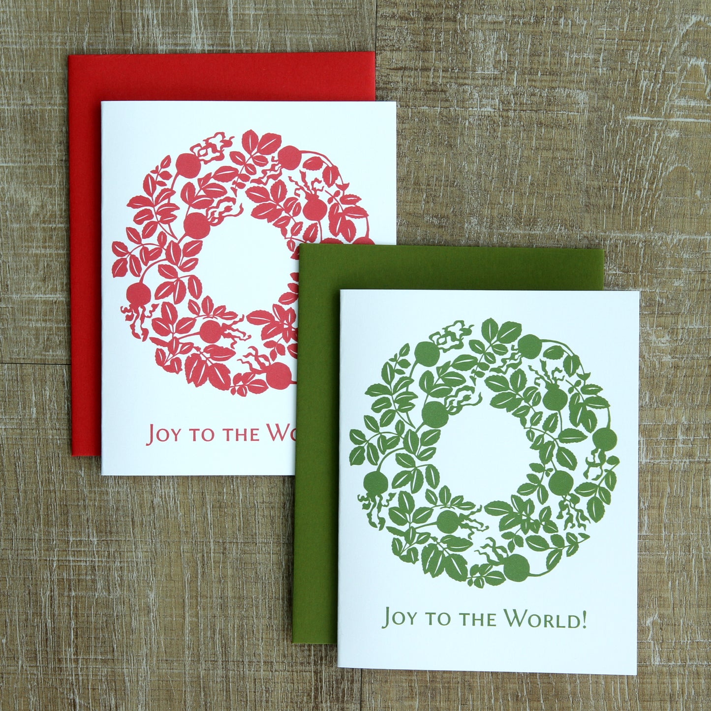4 Joy to the World Nootak Notecards