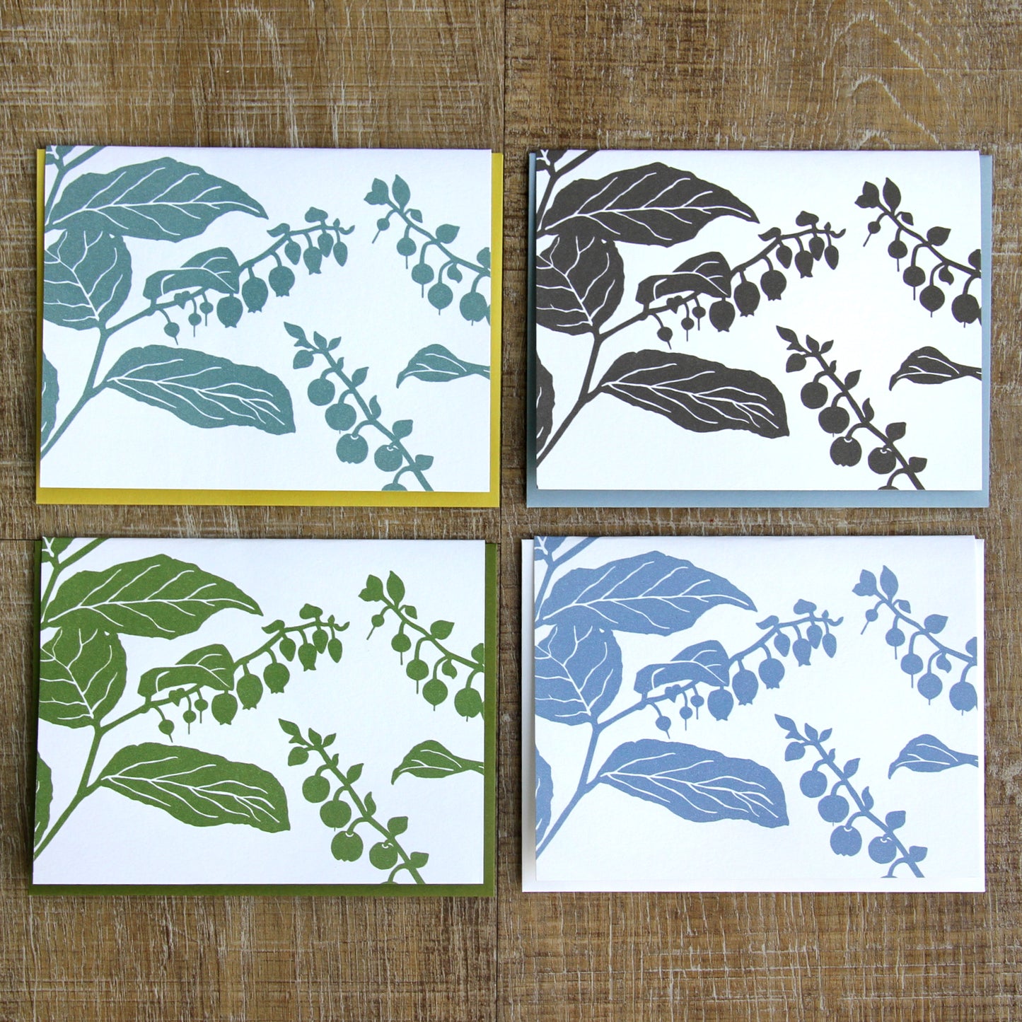 4 Salal Notecards