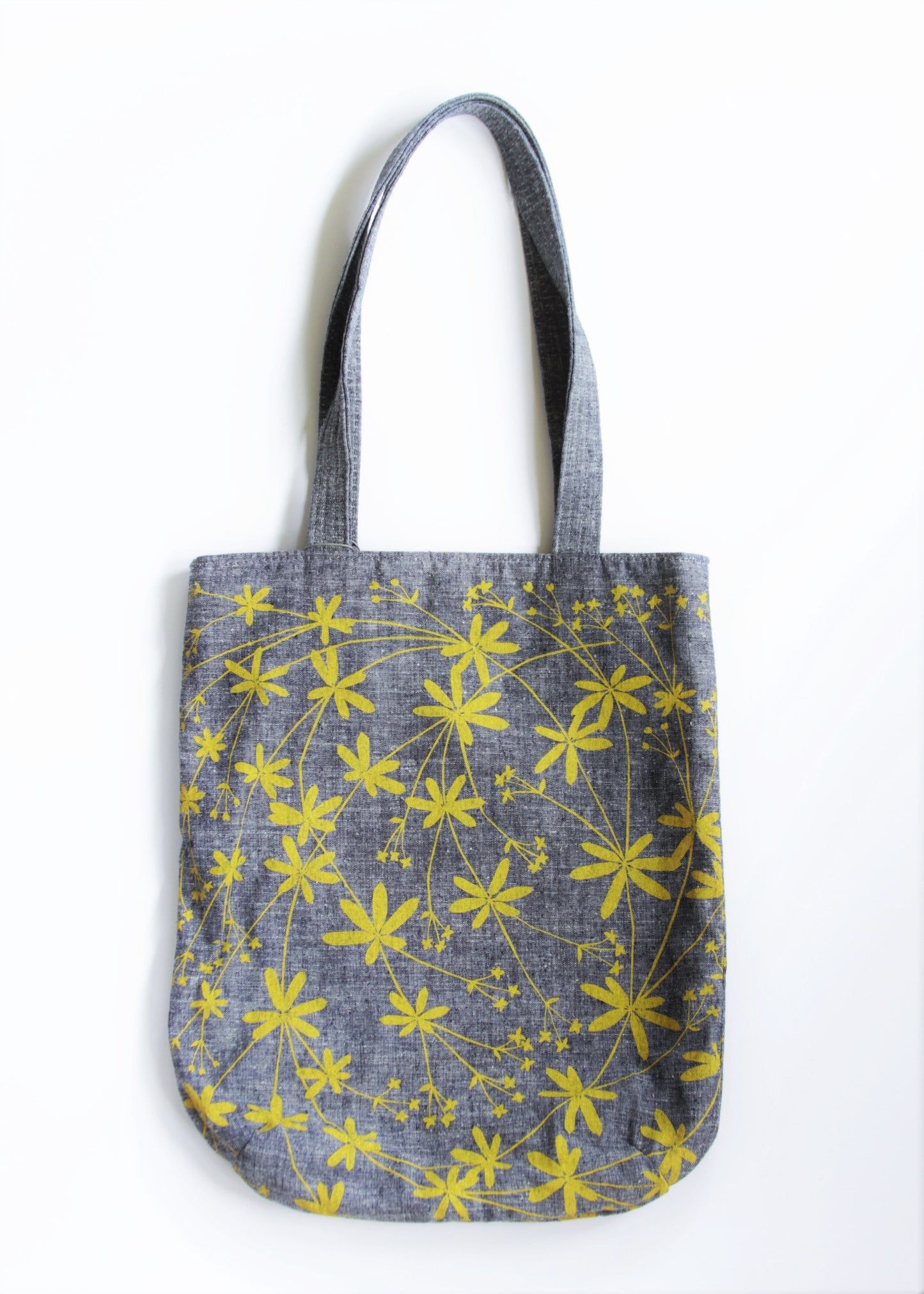 Soft Tote - Bedstraw in Sunshine on Denim