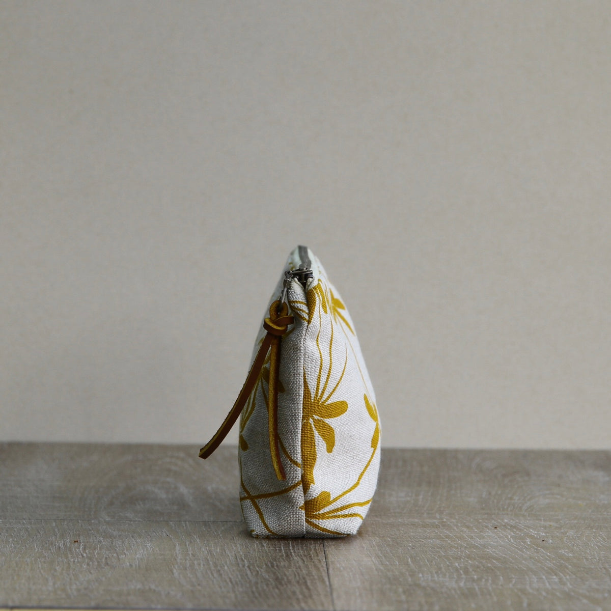 Linen Slim Pouch - 7" - Bedstraw in Sunshine