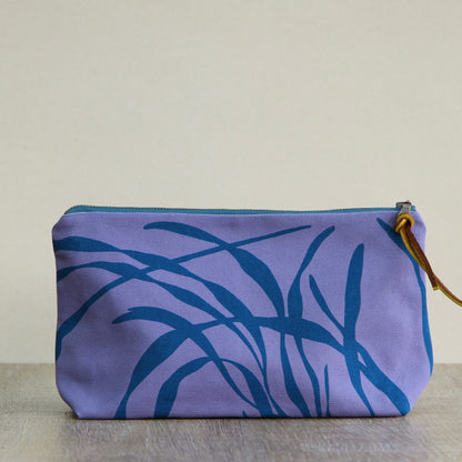 Canvas Supply Pouch - 10" Bull Kelp on Lupin Canvas in Teal