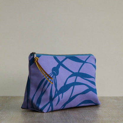 Canvas Supply Pouch - 10" Bull Kelp on Lupin Canvas in Teal