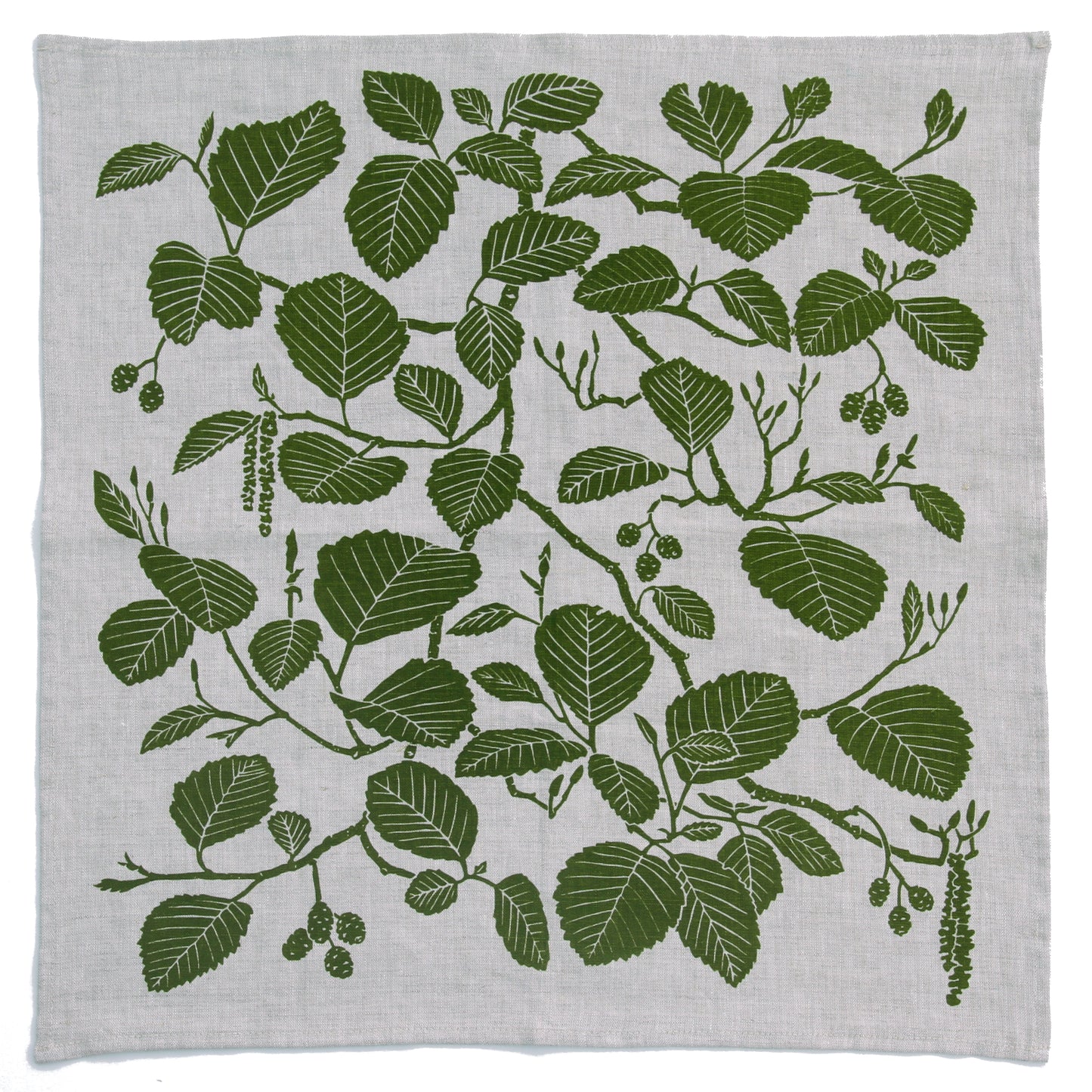 Alder Napkin in Peapod on Linen