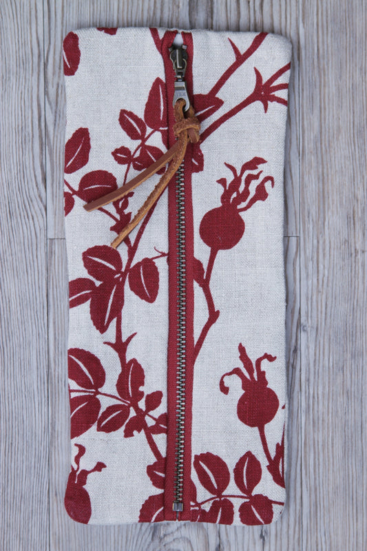 Slim Pouch - Nootka in Red