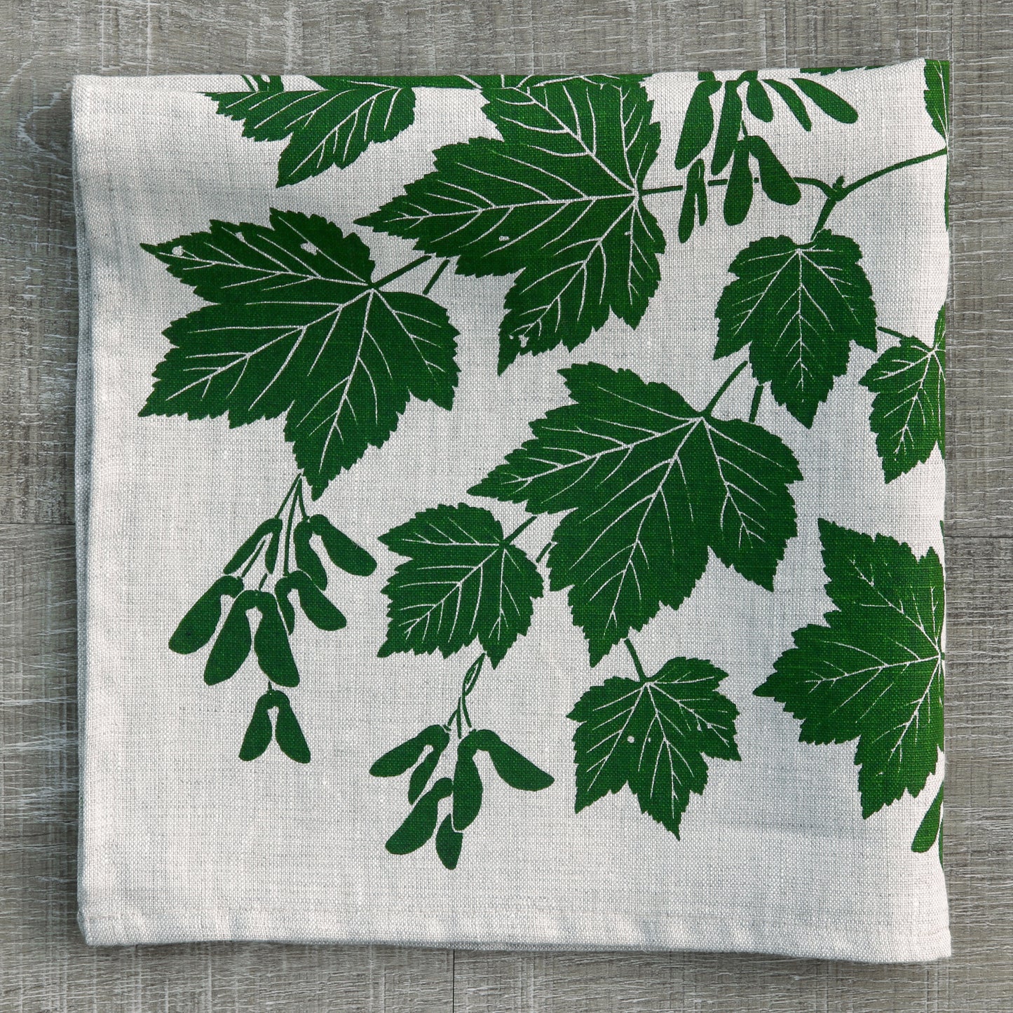 Douglas Maple Napkin in Sprig on Linen