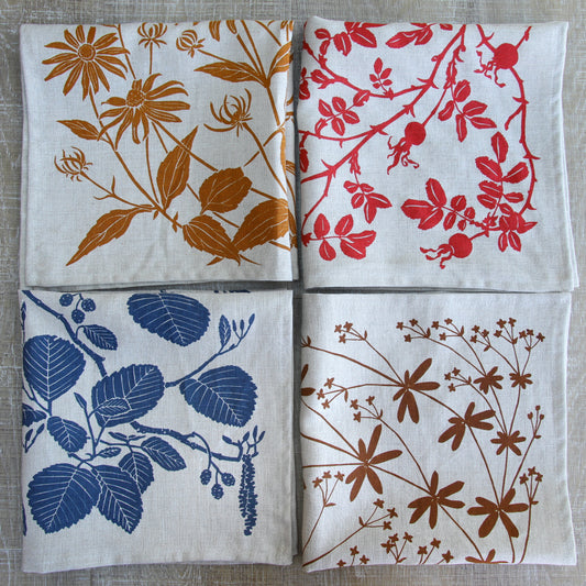 Sunset Botanical Napkin Mix - Set of 4