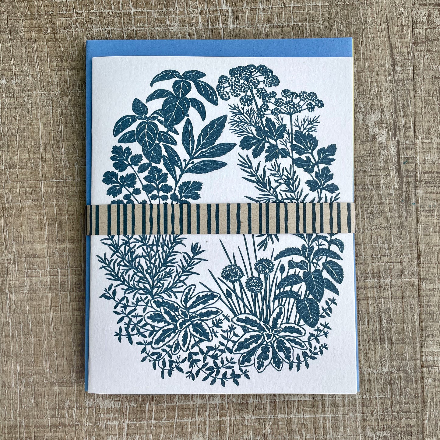 4 Herb Wreath Notecards