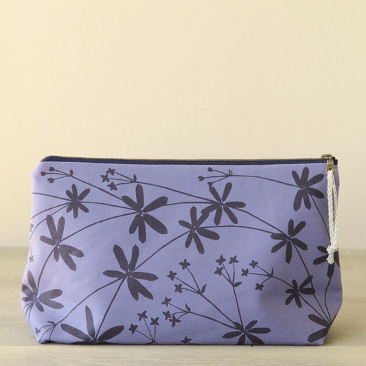 Supply Pouch - 11" Bedstraw in Midnight on Anemone Canvas