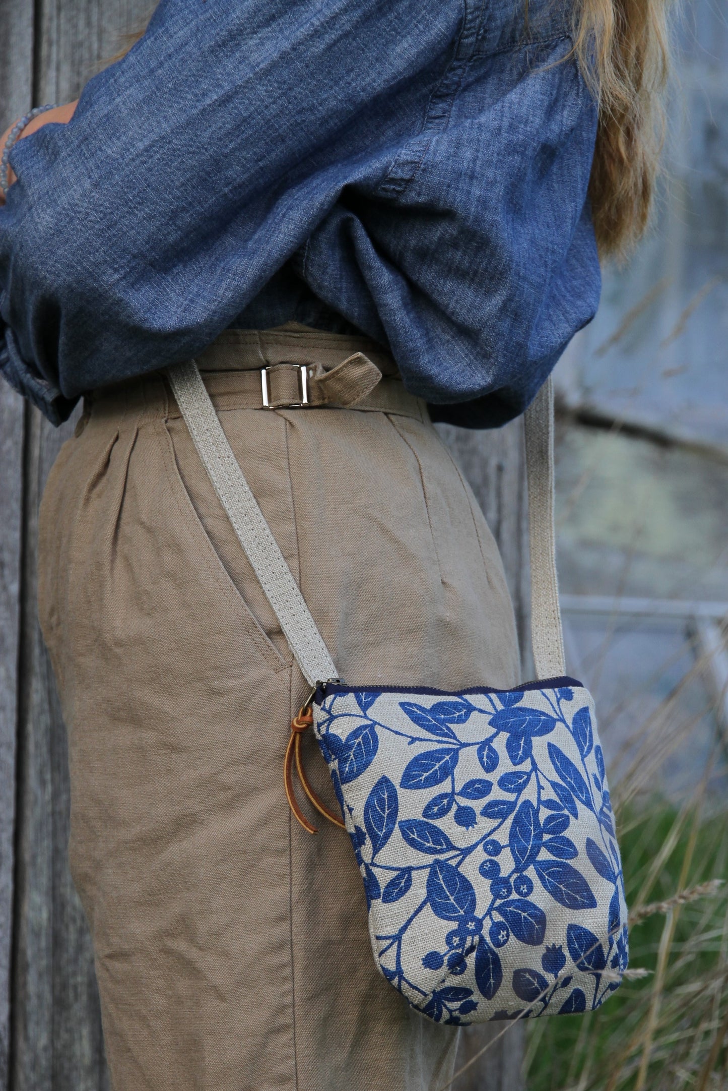 Small Simple Purse - Blueberry