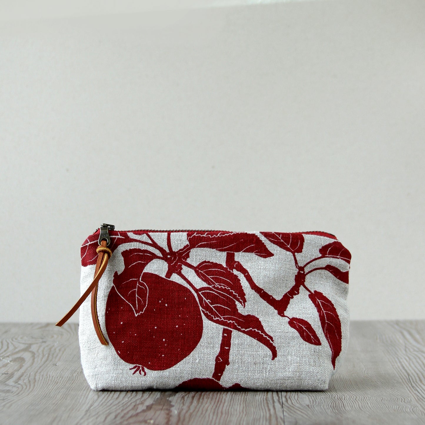 Triangle Pouch - Small - Apple in Gravenstein Red