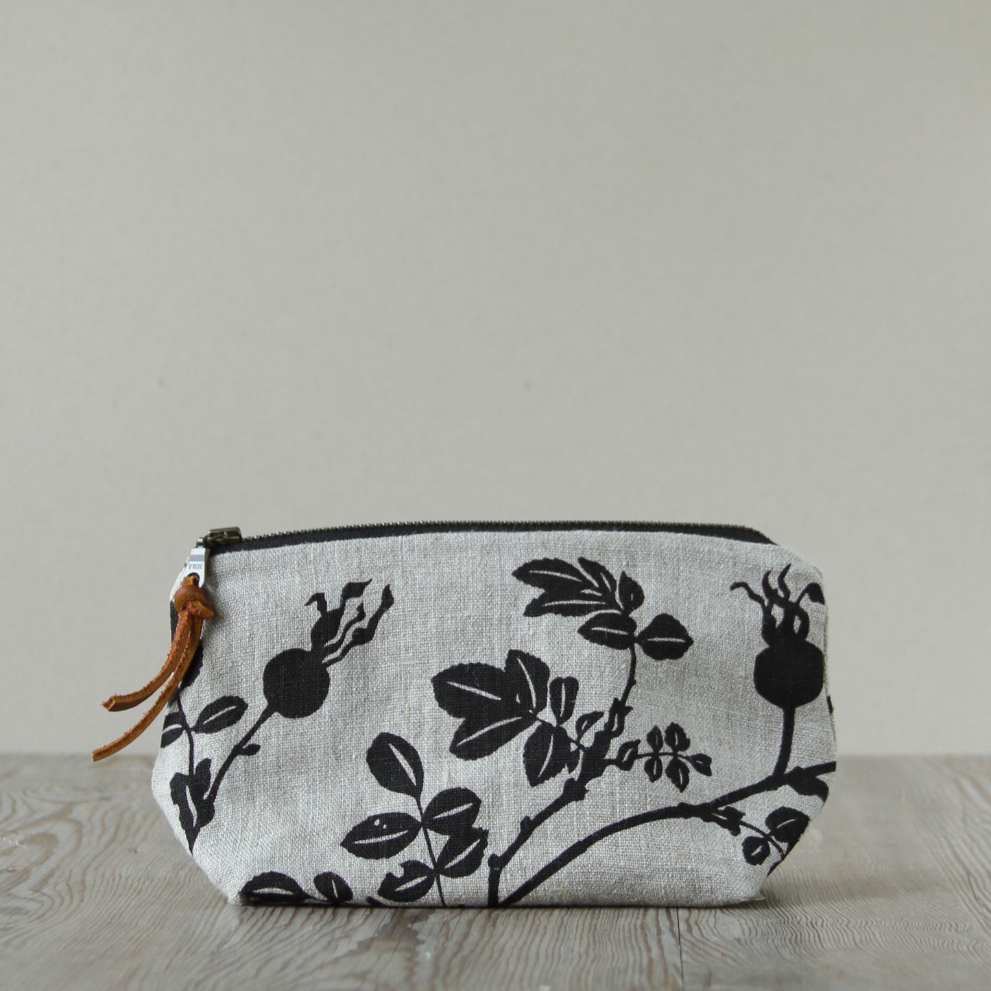 Supply Pouch - 7" - Nootka Rose Hip in Black