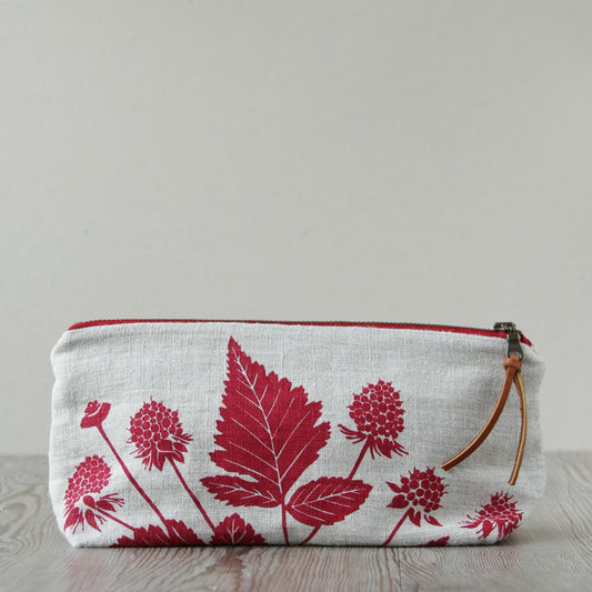 Triangle Pouch - Large - Salmonberry in Berry Pink