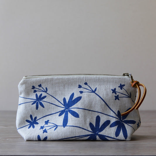 Triangle Pouch - Small - Bedstraw - Blue
