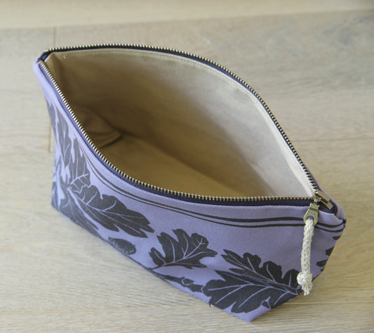 Supply Pouch - 11" Garry Oak in Midnight on Lupin