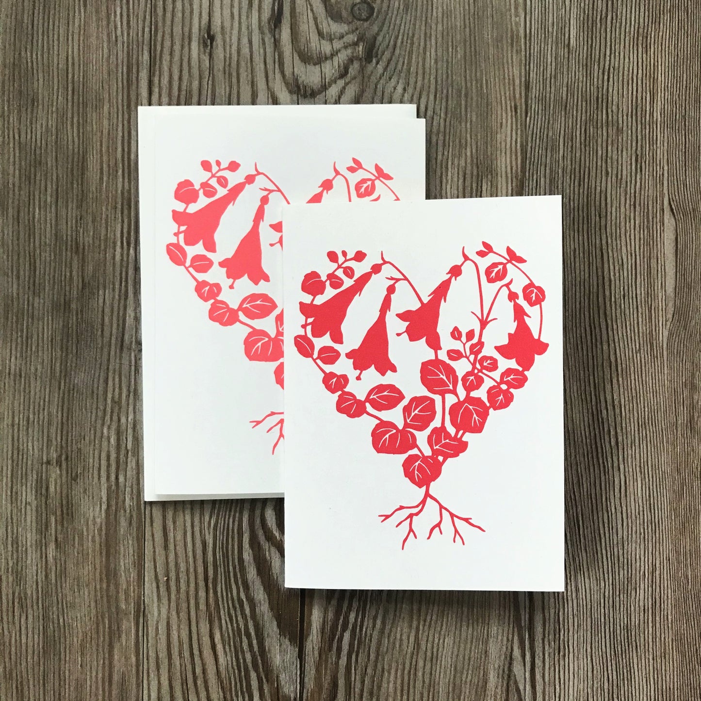 Twinflower Heart Notecards