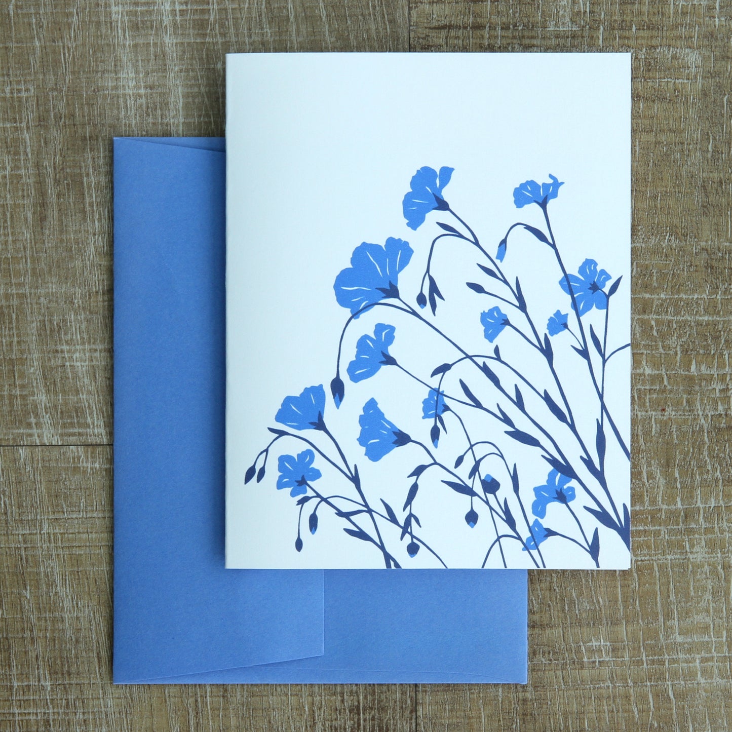4 Flax Notecards