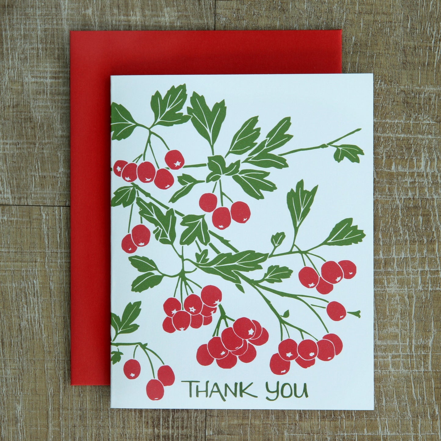 4 Hawthorn Thank You Notecards