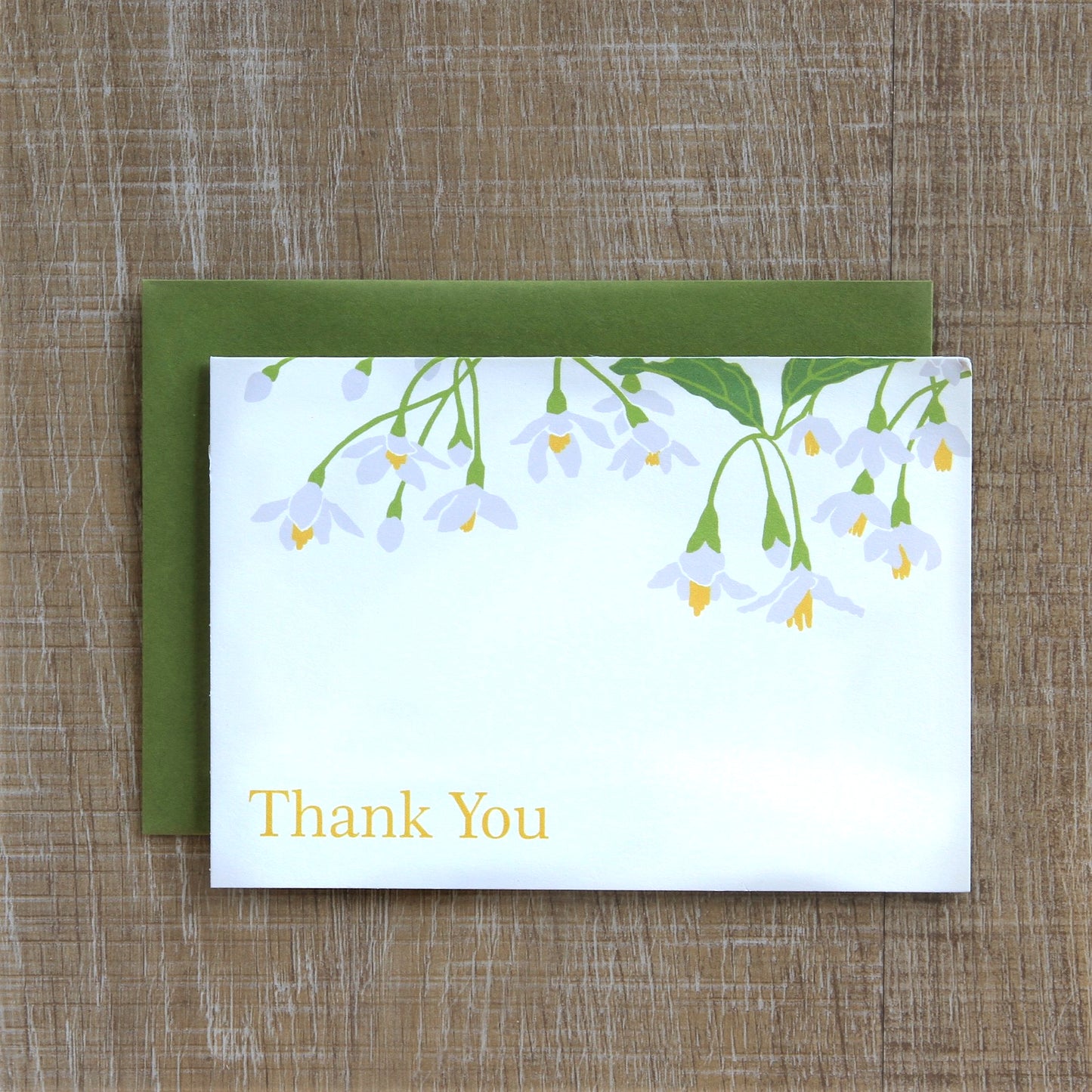 6 Styrax Japonica Thank You notes