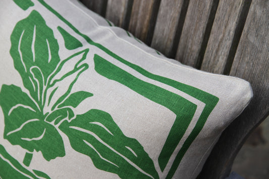 20" Trillium Pillow in New Leaf Green